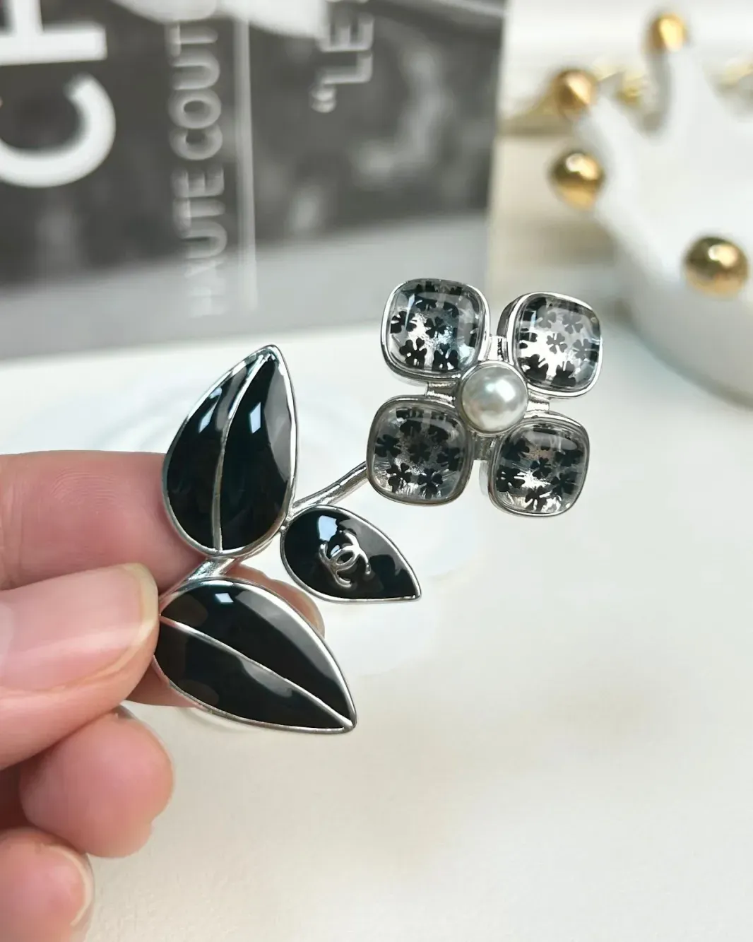 High Quality CC brooch