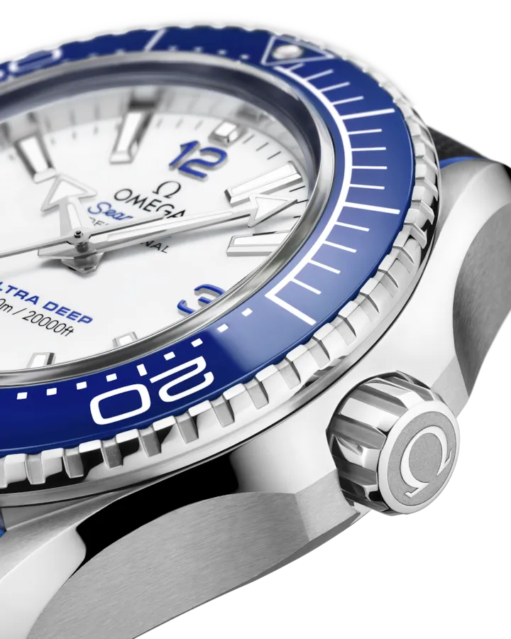 OMEGA SEAMASTER PLANET OCEAN 6000M 45.5 MM, O‑MEGASTEEL ON RUBBER STRAP