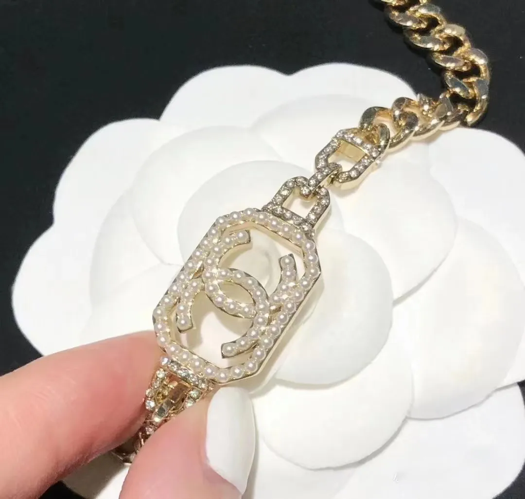 Double C Pearl Bracelet