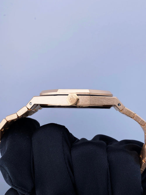 ROYAL OAK Pink Gold Black Dial 41mm