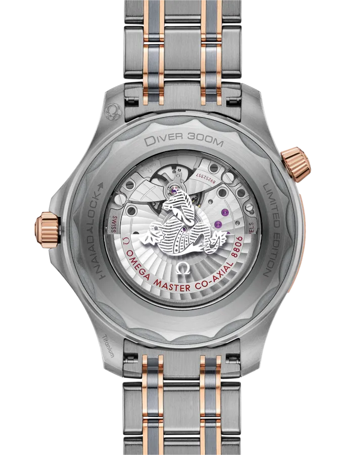 SEAMASTERDIVER 300M42 MM, TITANIUM ? TANTALUM ? SEDNA GOLD ON TITANIUM ? TANTALUM ? SEDNA GOLD