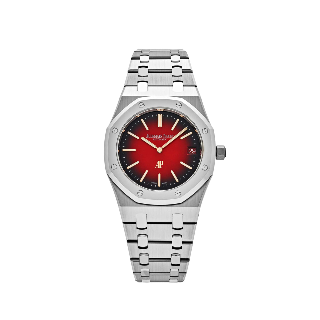 ROYAL OAK “JUMBO” EXTRA-THIN Smoked Burgundy Dial 39mm