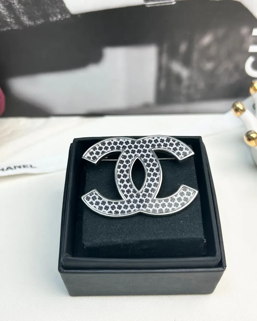High Quality CC brooch