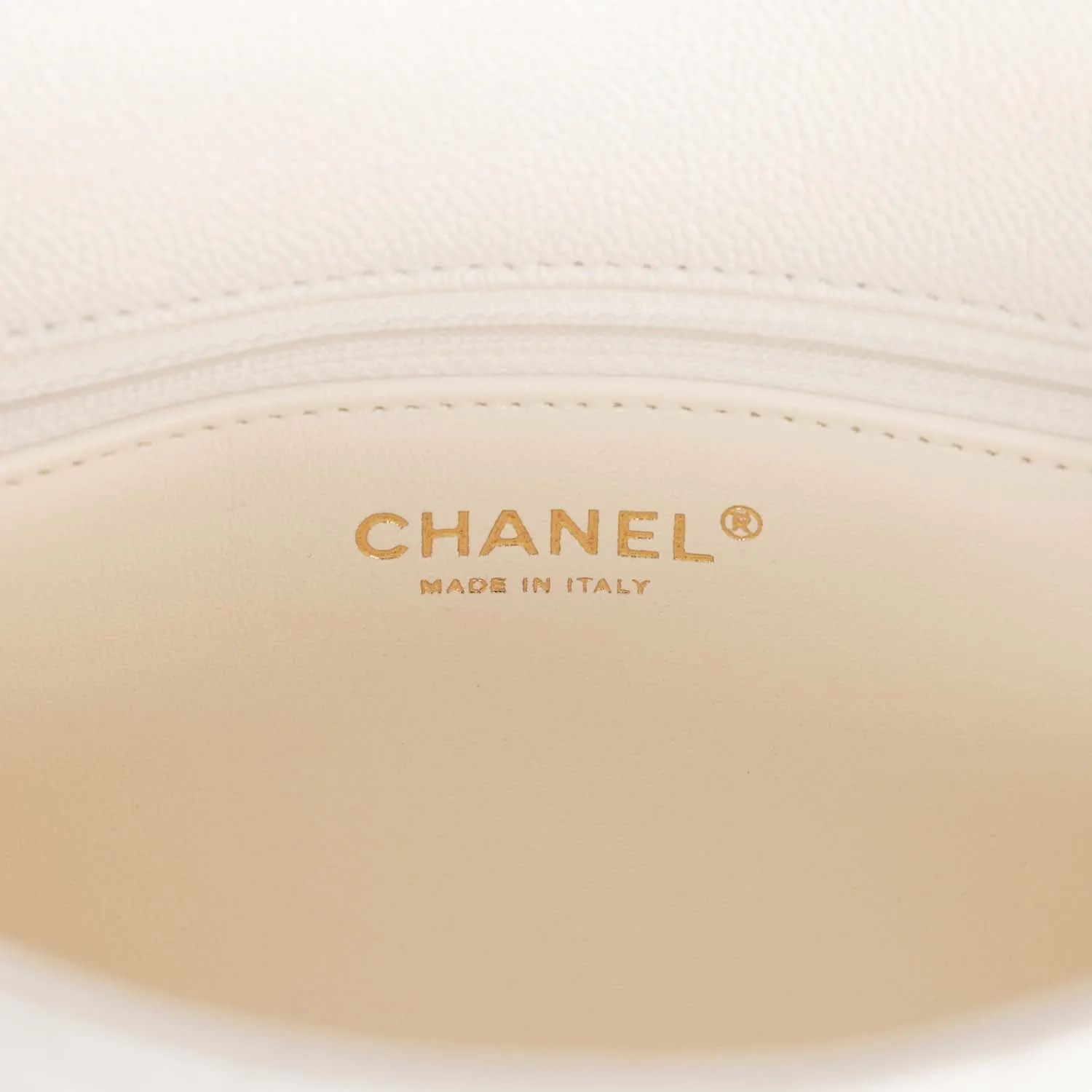 Medium Sweetheart Crush Flap Bag White Caviar Antique Gold Hardware