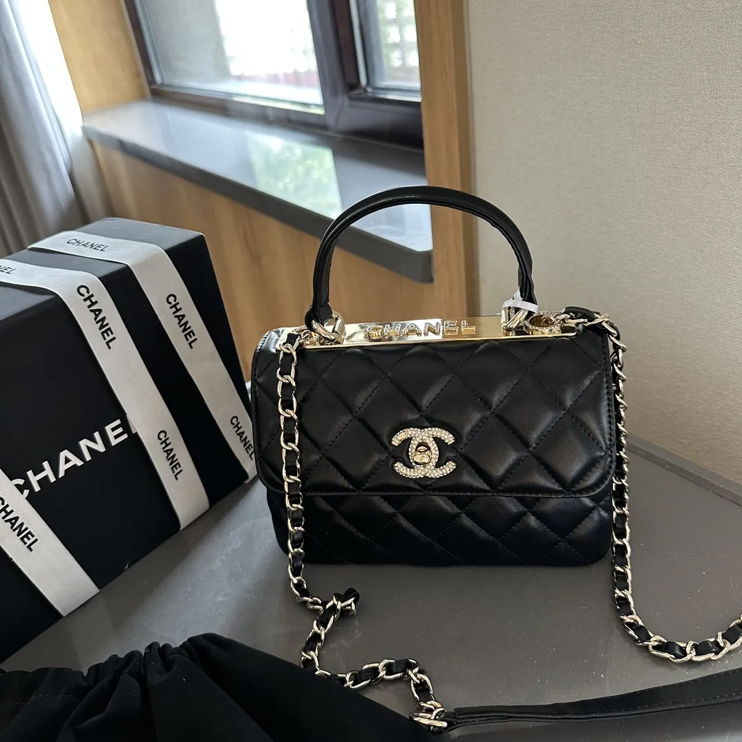 Flap Bag with Top Handle