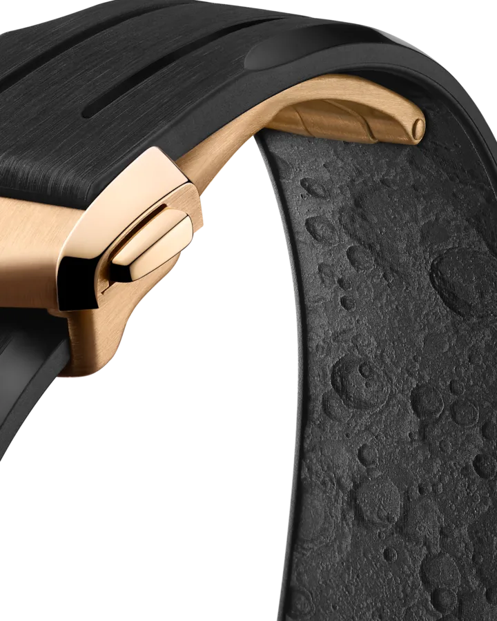 OMEGA SPEEDMASTER MOONWATCH PROFESSIONAL 42 MM, MOONSHINE™ GOLD ON RUBBER STRAP