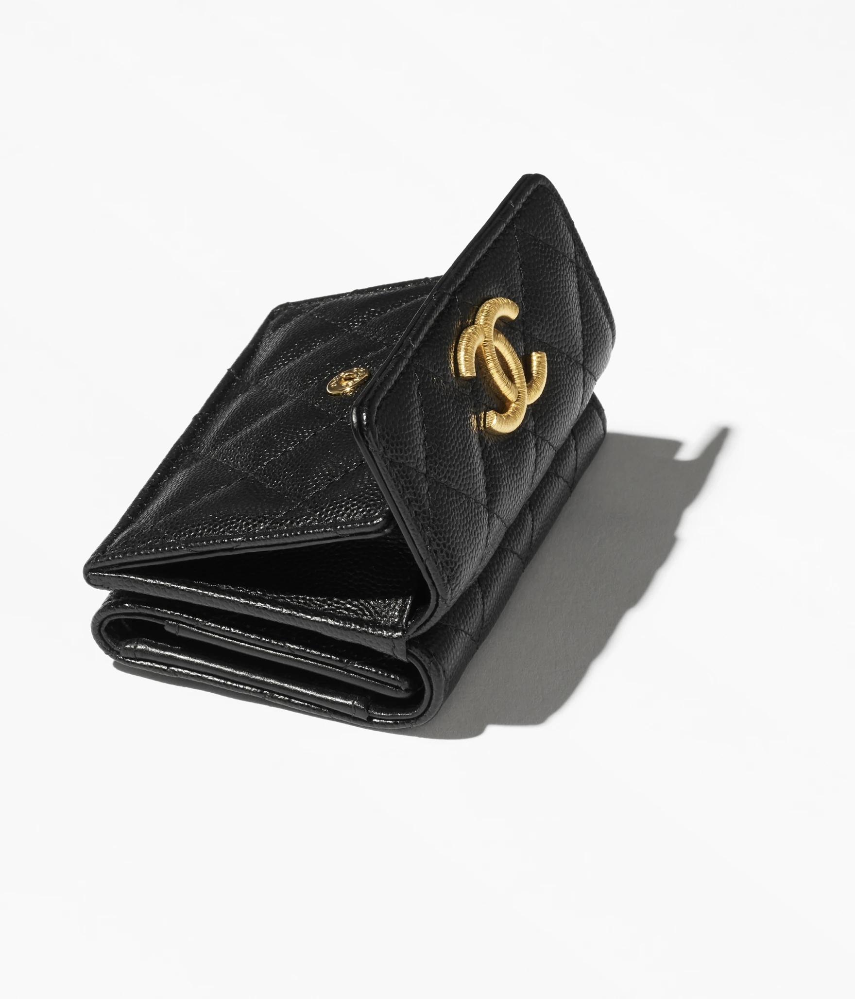 SMALL FLAP WALLET Black