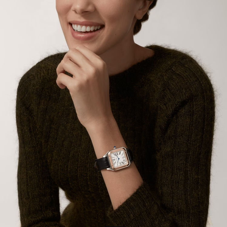 SANTOS-DUMONT Rose Gold Mix 46mm