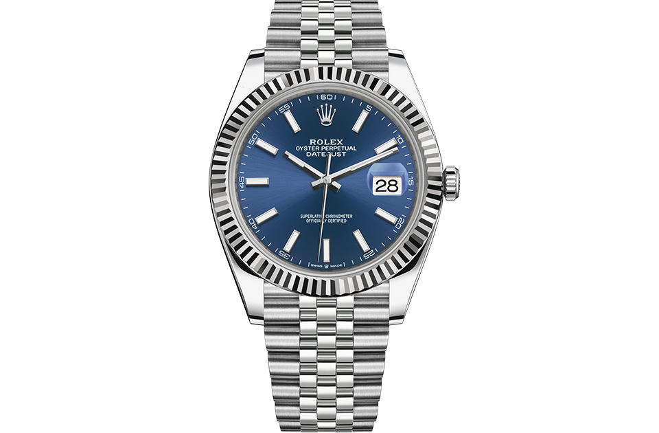 Rolex DATEJUST 41 Oyster, 41 mm, Oystersteel and white gold M126334-0002