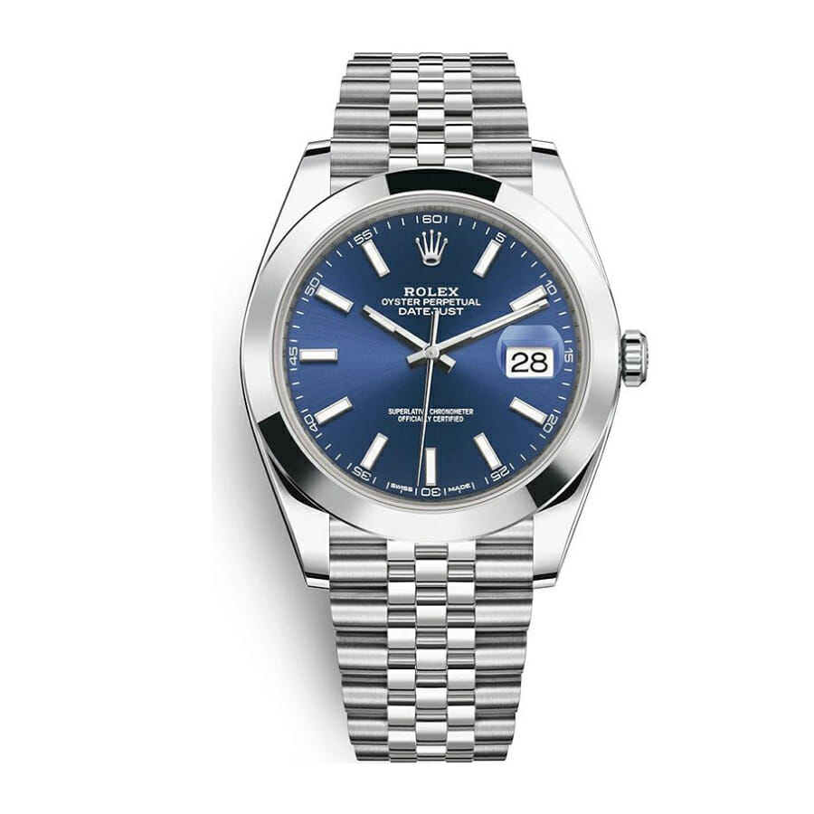 Rolex Steel Blue Dial Replica