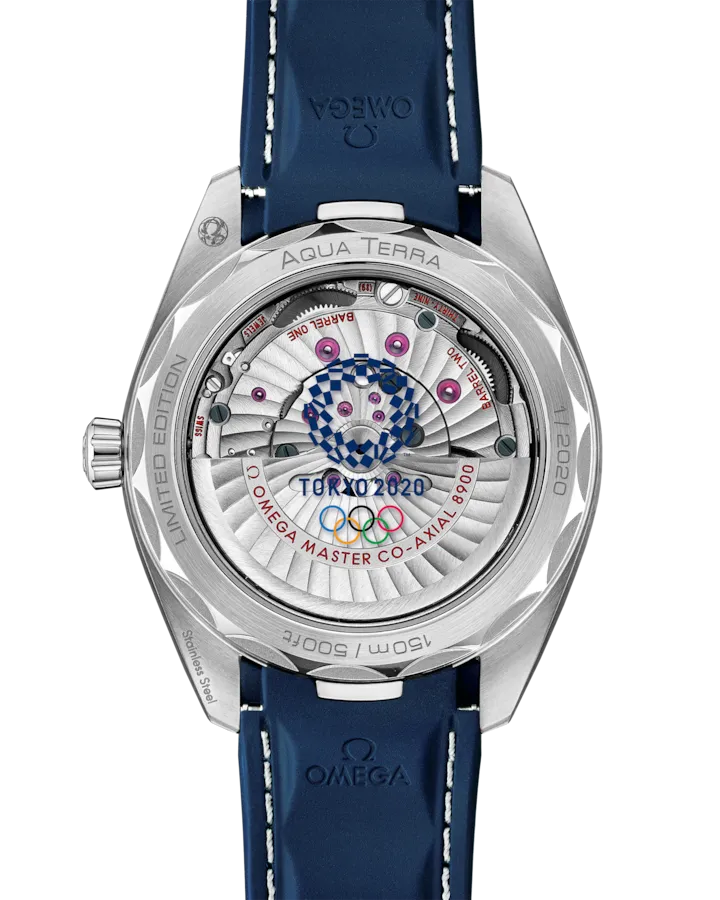 OMEGA SEAMASTER AQUA TERRA 150M 41 MM, STEEL ON RUBBER STRAP