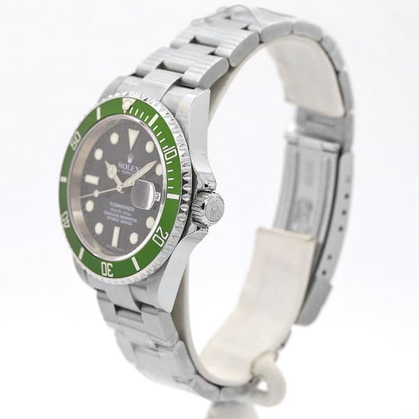 Rolex Submariner Date Kermit Stainless Steel Black Dial 16610LV