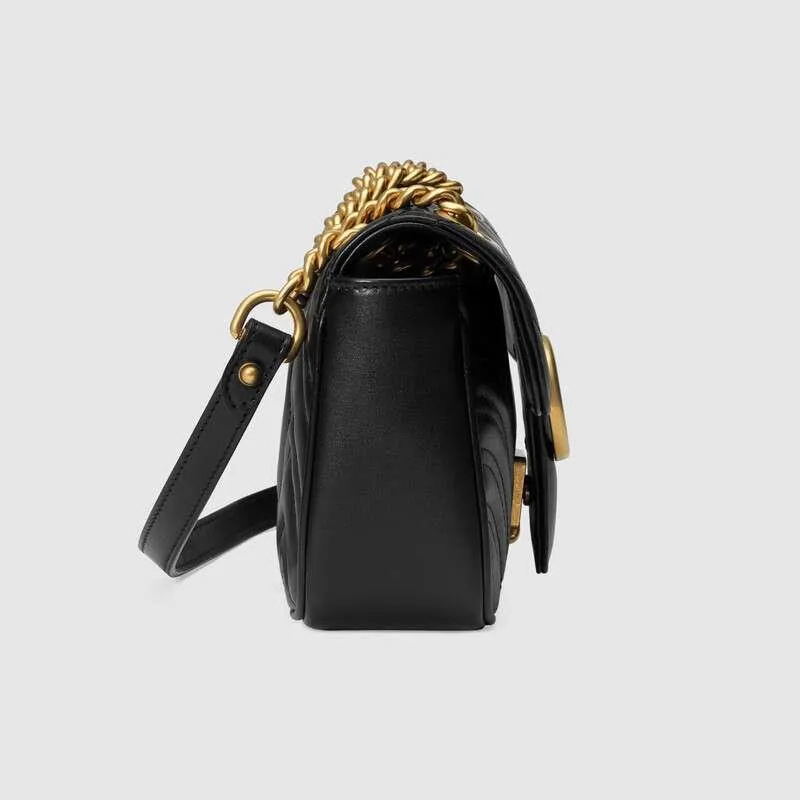 G Marmont Matelass Black Mini Bag