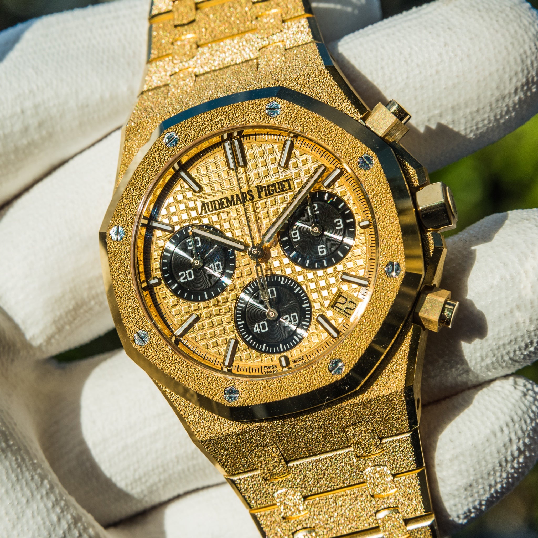 ROYAL OAK FROSTED GOLDEN CHRONOGRAPH 41mm