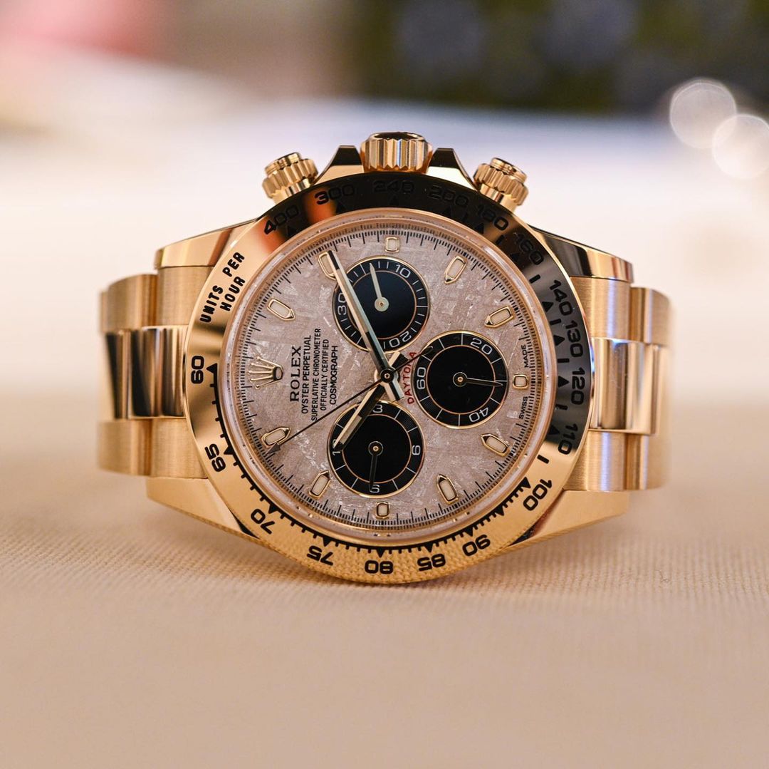 Rolex Cosmograph Daytona Yellow Gold Meteorite 116508-0015