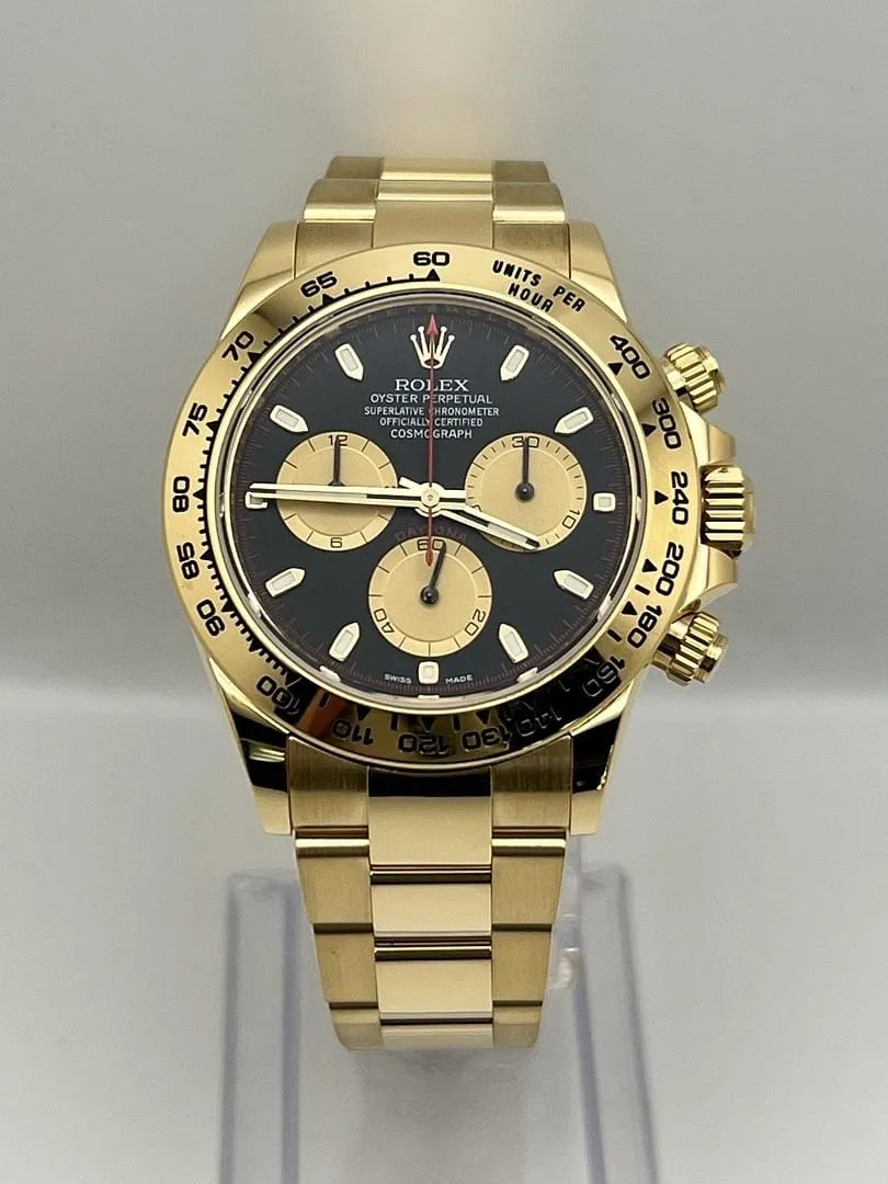 Rolex Daytona 116508 'Paul Newman' Yellow Gold Black Dial