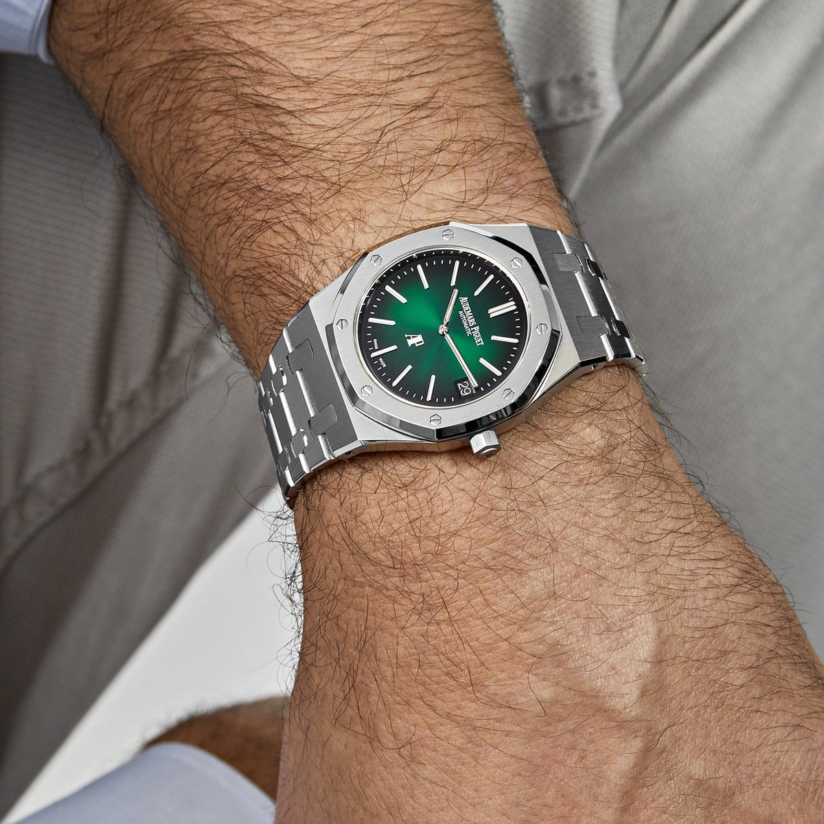 ROYAL OAK “JUMBO” Smoked Green Dial 39mm