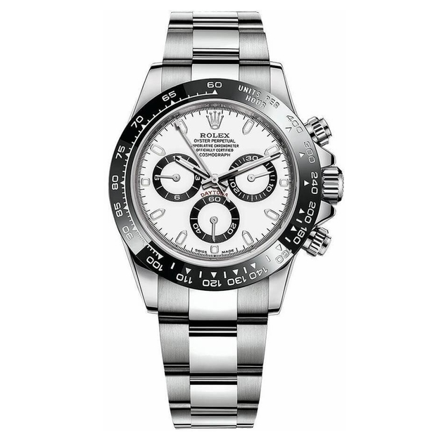 Rolex Cosmograph Daytona White Dial Men's Panda Watch 116500LN-0001