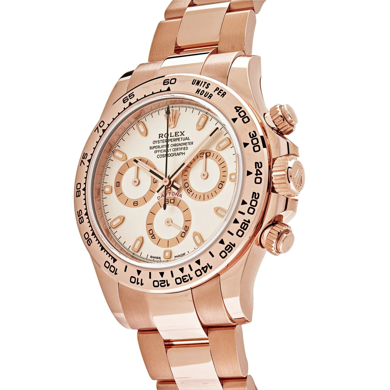 Rolex Daytona 116505 Rose Gold Ivory Dial