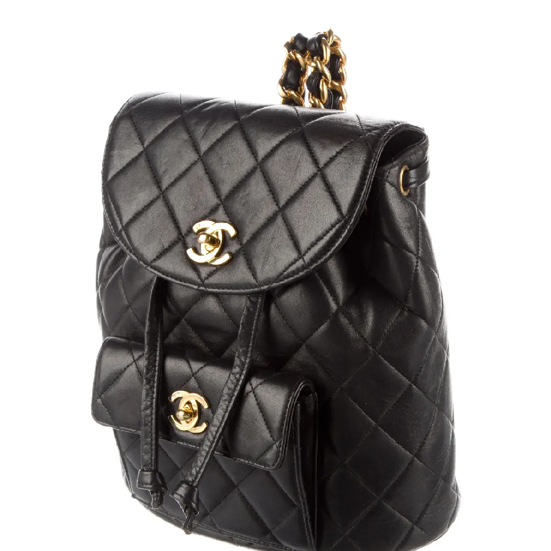 Vintage Quilted Mini Duma Backpack