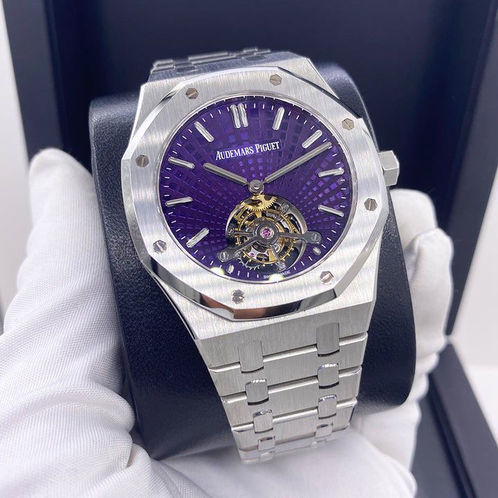 Royal Oak Limited Edition Tourbillon Extra-Thin Purple Dial 41mm