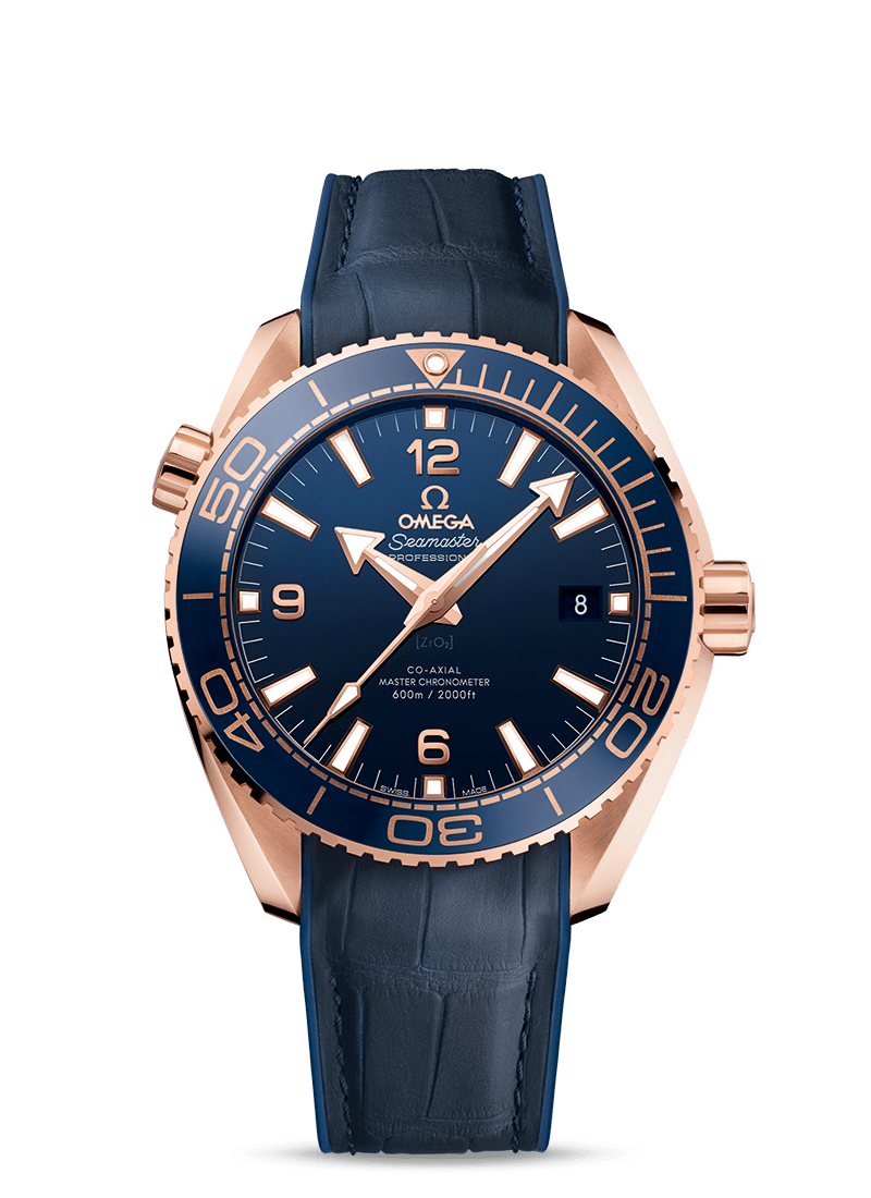 PLANET OCEAN 600M Deep Blue / Gold 43.5mm