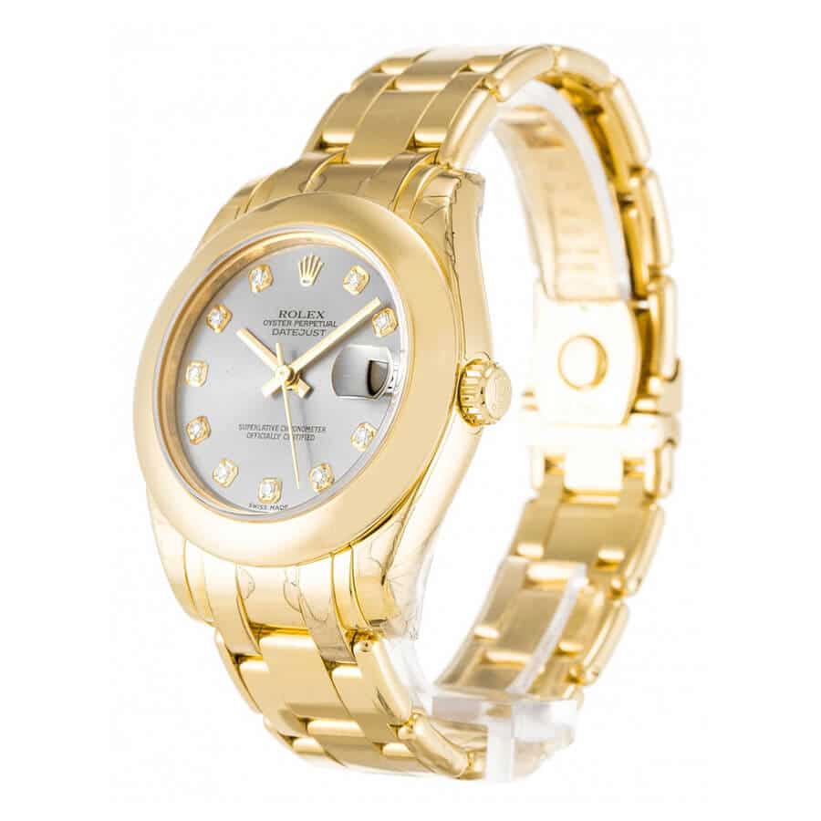 Gold Rolex Diamond Bezel Replica