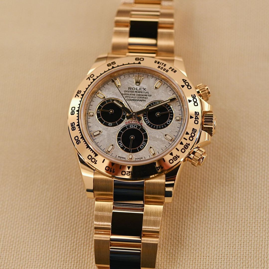 Rolex Cosmograph Daytona Yellow Gold Meteorite 116508-0015