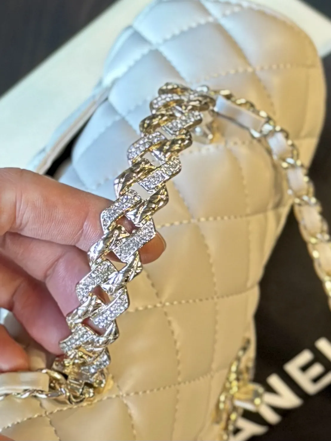 Lambskin Quilted Mini Rectangular Flap Bag