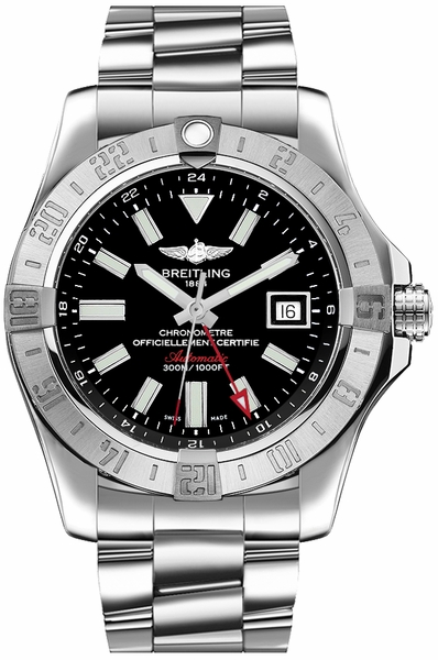 Avenger II GMT Black Dial 43mm