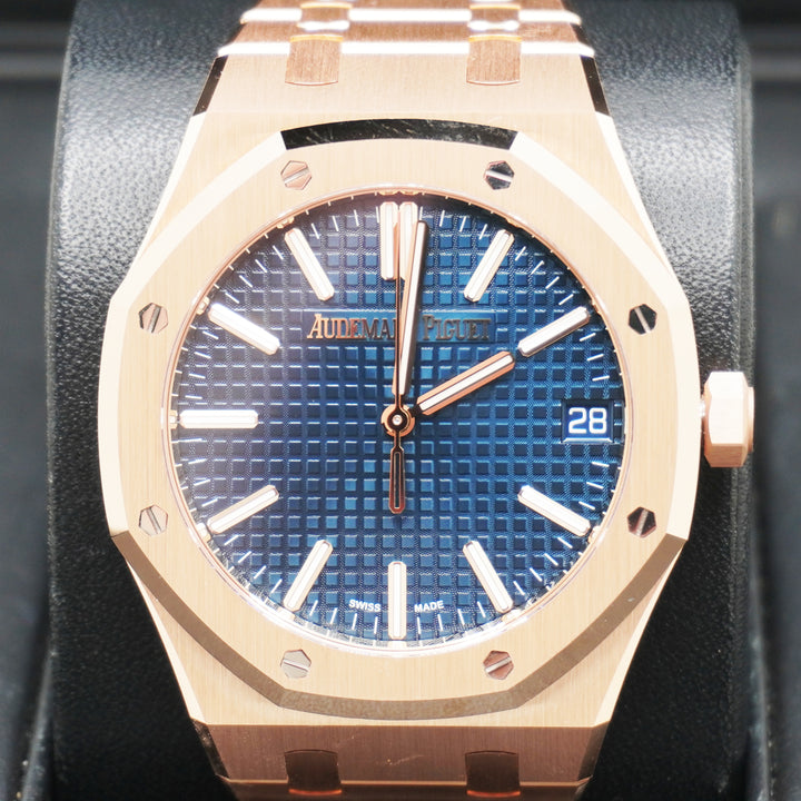 ROYAL OAK Pink Gold Bleu nuit nuage 50 Dial 41mm