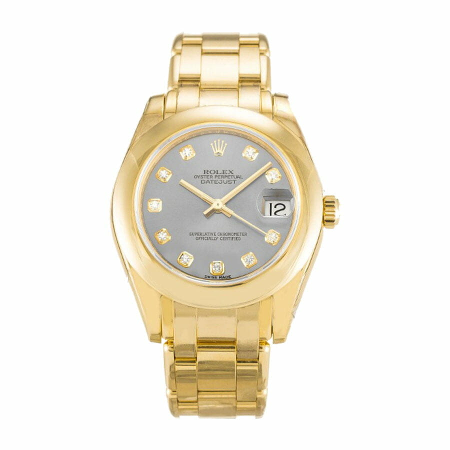 Gold Rolex Diamond Bezel Replica