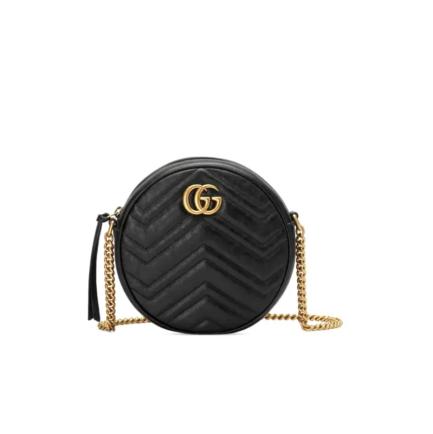 G Marmont Mini Round Shoulder Bag