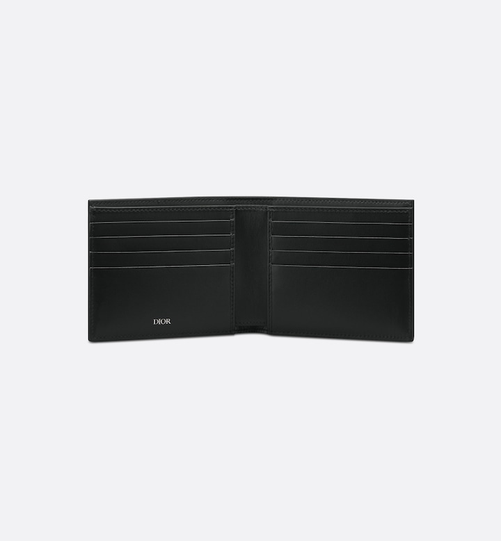 Bifold Wallet Black CD Diamond Canvas