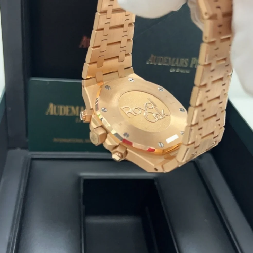 ROYAL OAK Pink Gold Brown Dial CHRONOGRAPH 41mm