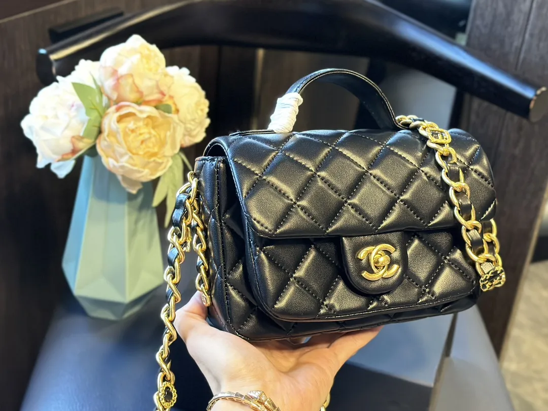 Mini Flap Bag with Top Handle