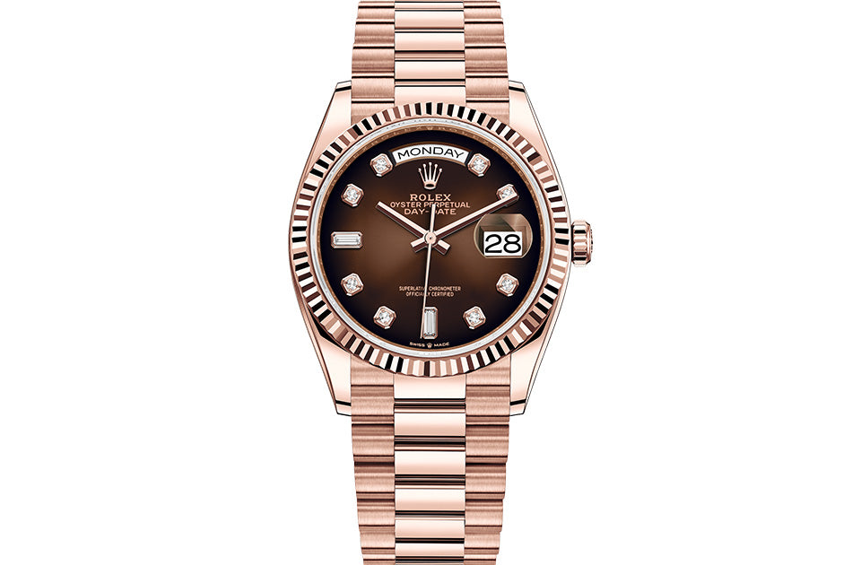 Rolex DAY-DATE 36 Oyster, 36 mm, Everose gold m128235-0037