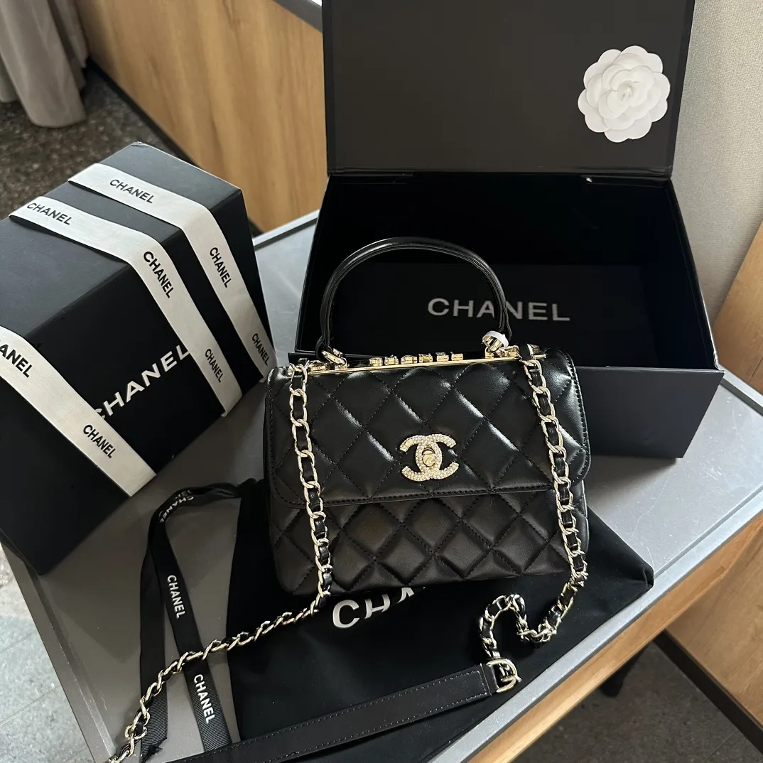 Flap Bag with Top Handle