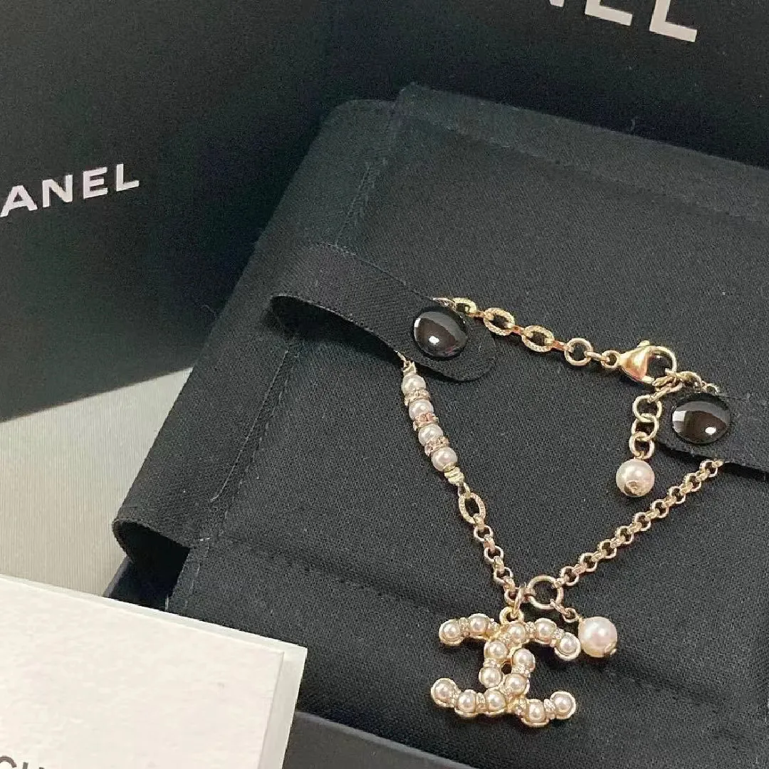 Double C Pearl Bracelet