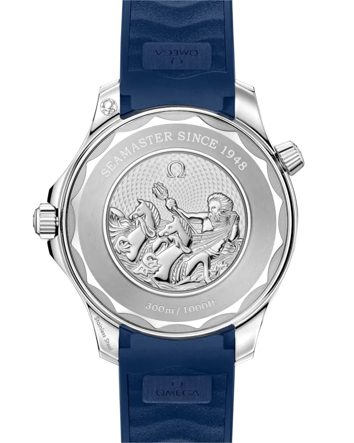 SEAMASTERDIVER 300M42 MM, STEEL ON RUBBER STRAP