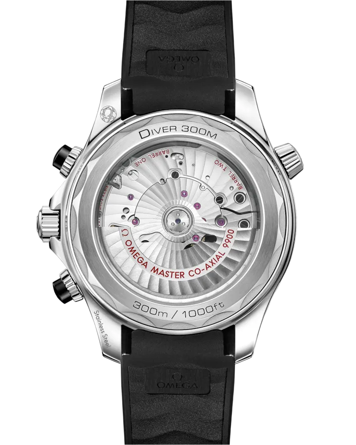 SEAMASTERDIVER 300M44 MM STEEL ON RUBBER STRAP