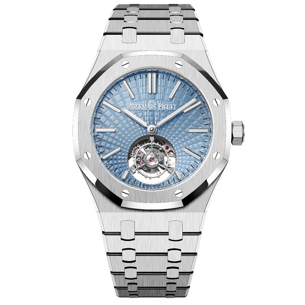 Royal Oak Flying Tourbillon Ice Blue Dial Platinum 41mm