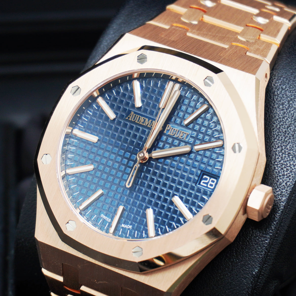 ROYAL OAK Pink Gold Bleu nuit nuage 50 Dial 41mm