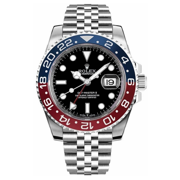 Rolex GMT-Master II Pepsi Luxury Men's Watch 126710BLRO-0001