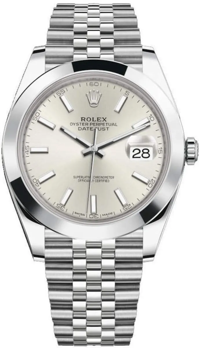 Rolex Datejust 41 Silver Dial Men's Watch M126300-0004