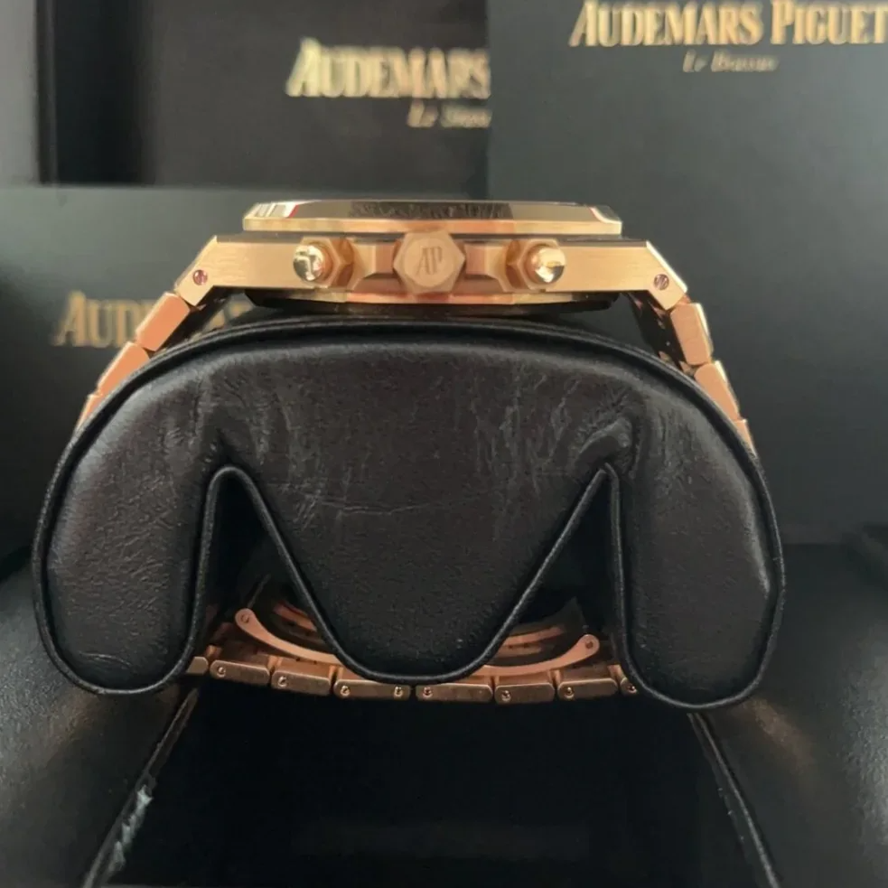 ROYAL OAK Pink Gold Brown Dial CHRONOGRAPH 41mm