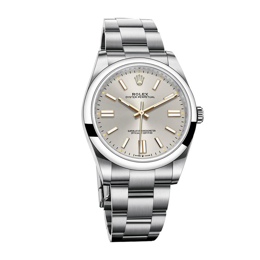 Rolex Oyster Perpetual Grey Dial 126000 Replica