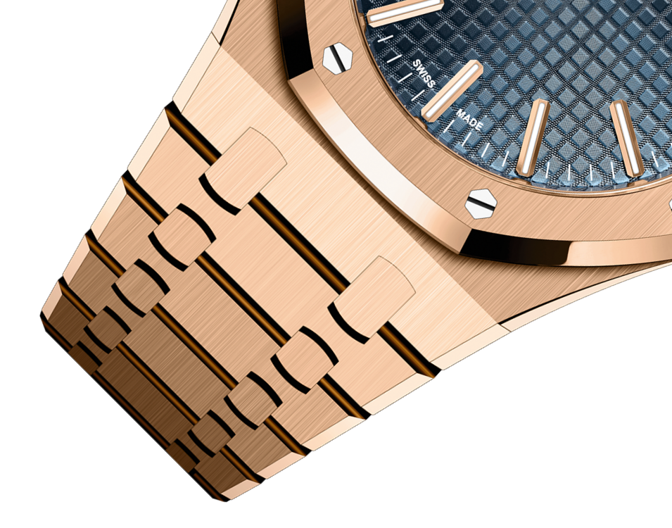 ROYAL OAK Pink Gold Bleu nuit nuage 50 Dial 41mm