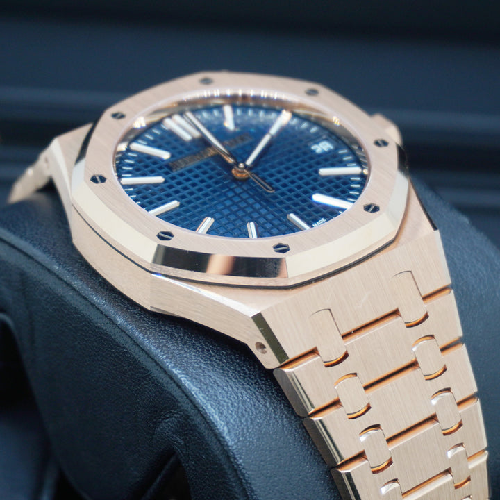 ROYAL OAK Pink Gold Bleu nuit nuage 50 Dial 41mm
