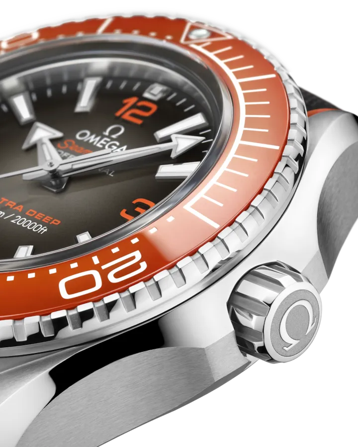 OMEGA SEAMASTER PLANET OCEAN 6000M 45.5 MM, O‑MEGASTEEL ON RUBBER STRAP